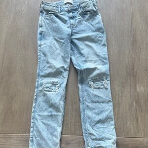 Abercrombie Kids High-Rise Straight Jeans